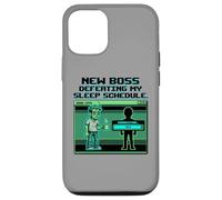 Expecting Dad Gamer New Boss Sleep Schedule Coque pour iPhone 12/12 Pro