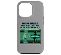 Expecting Dad Gamer New Boss Sleep Schedule Coque pour iPhone 13 Pro