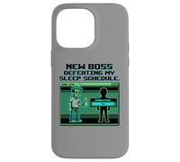Expecting Dad Gamer New Boss Sleep Schedule Coque pour iPhone 14 Pro Max