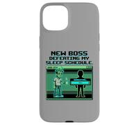 Expecting Dad Gamer New Boss Sleep Schedule Coque pour iPhone 15 Plus