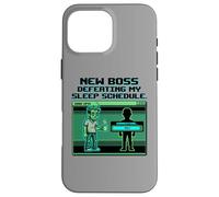 Expecting Dad Gamer New Boss Sleep Schedule Coque pour iPhone 16 Pro Max