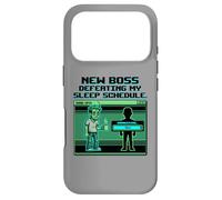 Expecting Dad Gamer New Boss Sleep Schedule Coque pour iPhone 17 Pro