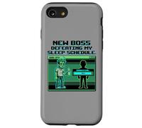 Expecting Dad Gamer New Boss Sleep Schedule Coque pour iPhone SE (2020) / 7/8