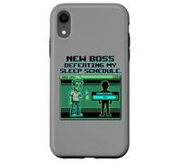 Expecting Dad Gamer New Boss Sleep Schedule Coque pour iPhone XR