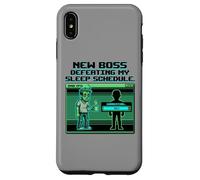 Expecting Dad Gamer New Boss Sleep Schedule Coque pour iPhone XS Max