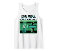 Expecting Dad Gamer New Boss Sleep Schedule Débardeur