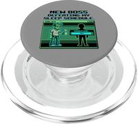 Expecting Dad Gamer New Boss Sleep Schedule PopSockets PopGrip pour MagSafe