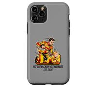 Expecting Dad Pit Crew Chief Fatherhood 2026 Race Coque pour iPhone 11 Pro