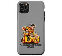 Expecting Dad Pit Crew Chief Fatherhood 2026 Race Coque pour iPhone 11 Pro Max