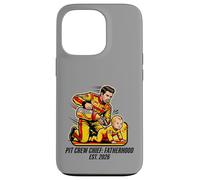 Expecting Dad Pit Crew Chief Fatherhood 2026 Race Coque pour iPhone 13 Pro