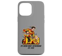 Expecting Dad Pit Crew Chief Fatherhood 2026 Race Coque pour iPhone 13 Pro Max