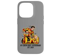 Expecting Dad Pit Crew Chief Fatherhood 2026 Race Coque pour iPhone 14 Pro