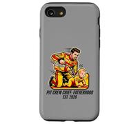 Expecting Dad Pit Crew Chief Fatherhood 2026 Race Coque pour iPhone SE (2020) / 7/8