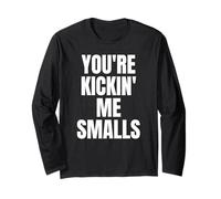 Expecting Mother You're Kickin' Me Smalls Funny Grossesse Manche Longue