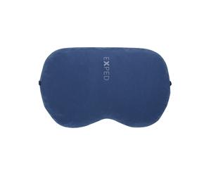 Exped - Oreiller moelleux et compactable - Deepsleep Pillow Deep Sea Blue en Matières Recyclées - Taille L - Bleu Bleu L