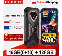 [Expédié depuis la Pologne] Cubot KingKong Mini 4 Mini Smartphone robuste 4,7 pouces Écran 90Hz 4700mAh 6Go+128Go NFC 48MP Android 15 6GB+128GB Green