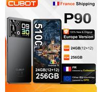 CUBOT P90 Smartphone 6.88"" 24Go(12+12) + 256Go/jusqu'à 1To 5100mAh 64MP Caméra Téléphone Portable 4G Double SIM NFC GPS - Violet