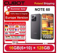 [Expédition depuis la Pologne] Smartphone Cubot Note 60 7000mAh Android 15 7,2'' 120Hz 16 Go (6+10 Go) de RAM 128 Go de ROM Appareil photo 48MP Téléphones portables noir