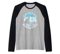 Expédition en Antarctique Rétro Continent Antarctique Manche Raglan