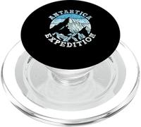 Expédition en Antarctique Rétro Continent Antarctique PopSockets PopGrip pour MagSafe