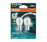 Expédition Gratuite Ampoule Osram Diadem PY21W 12V/21W-X2 Pour Moto Pièces