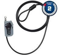 Expédition Gratuite Combiloop ABUS 205-200 Noir Moto Moteur Pièces Ciclomoteur