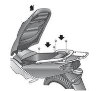 Expédition Gratuite Fixations Top Shad Yam T.MAX 500 01 Pour Moto Pièces