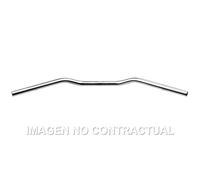 Expédition Gratuite Guidon TRW Aluminium 22 Mm Superbike Argent Mat Pour Moto