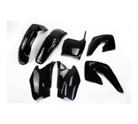 Expédition Gratuite Kit Plastique Complet UFO HONDA Noir Hokit100-001 Pour Moto