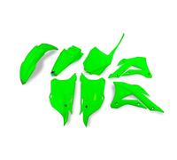 Expédition Gratuite Kit Plastique UFO Vert Fluo Kawasaki KX85 Pour Moto Pièces
