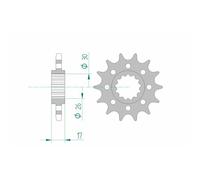 Expédition Gratuite Pignon Afam Acier Standard 20615-Pas 525 Pour Moto Pièces