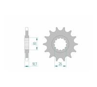 Expédition Gratuite Pignon Afam Acier Standard 21607-PAS 525 Pour Moto Pièces