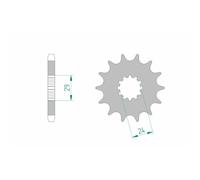Expédition Gratuite Pignon Afam Acier Standard 24601-PAS 530 Pour Moto Pièces