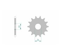 Expédition Gratuite Pignon Afam Acier Standard 61201-PAS 520 Pour Moto Pièces