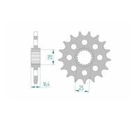 Expédition Gratuite Pignon Afam Acier Standard 61800-Pas 525 Pour Moto Pièces