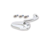 Expédition Gratuite Rétroviseur De Guidon HIGHSIDER PRO VICTORY-CROMÉ Pour Moto