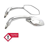 Expédition Gratuite Rétroviseur De Guidon HIGHSIDER SMART LUCA-CROMÉ Pour Moto
