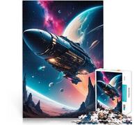 Expédition interstellaire Puzzle de 1000 pièces pour Adultes Jeux Amusants en Famille Jouets de décoration pour la Maison 38x26cm