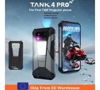 Expédition UE Unihertz 8849 TANK 4 Pro Téléphone robuste Android 15 5G avec projecteur 720P Écran AMOLED 3K Processeur 8300 18 Go de RAM + 1 To de ROM Set Four