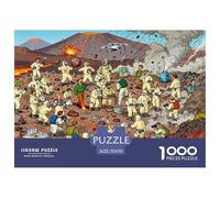 Expédition Volcan Lave Champ Puzzle en Bois Imperméable DIY Puzzles De 1000 Pièces pour Adultes Cadeaux Impossible De Décoration pour La Maison