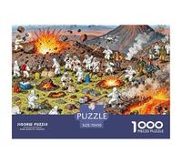 Expédition Volcan Lave Champ Puzzle en Bois Imperméable Puzzles De 1000 Pièces pour Adultes Cadeaux Amusant Jeux De Stimulants
