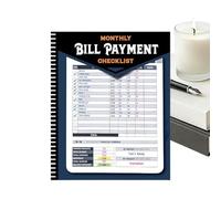 Expense Log Book, Bill Payment Tracker Notebook, Financial Planner with Monthly Record System, Sturdy Spiral Bound Journal, Budget Management Style Ledger, Personal Finance for Household Planning
