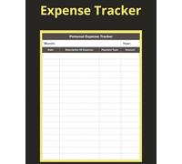 Expense Tracker: Expense Tracker Notebook, Money Management Book, Money Management Ledger for Personal Businesses (8x10, 120 pages)