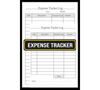 Expense Tracker Log Book: 5-Year Monthly Expense Tracker - Two Pages Per Month for Personal or Business Use |6 " x 9 ", 120 Pages.