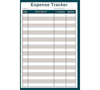 Expense Tracker Notebook: Accounting Ledger Book & Budget Planner | Daily Spending Log Book for Personal Finance, Bills, and Small Business Money Management