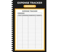 Expense Tracker Notebook: Bill Organizer Log Book, Daily Spending Tracker, Ledger Notebook for Personal Use, Home Accounting or Small Business Bookkeeping