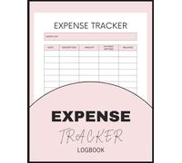 Expense Tracker: Pink Budget Organizer LogBook For Women: Simple Money Management Ledger Notebook for Personal or Small Business