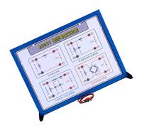 Expérience de circuit de redressement avec filtre à condensateur intégré pour l'éducation physique, équipement d'enseignement physique, testeur de circuits redresseurs