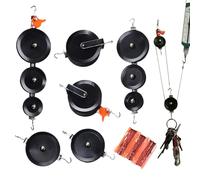 Expérience de Physique des Blocs de poulie, des poulies d'outils d'enseignement - Fournitures pour expériences scientifiques de poulie Amusante pour - Kits de Sciences de Laboratoire Robustes,