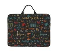 Expérience d'équation de Chimie éducative,Housse pour Ordinateur Portable 14 Pouces, Sacoche pour Ordinateur Portable, Mallette avec poignée